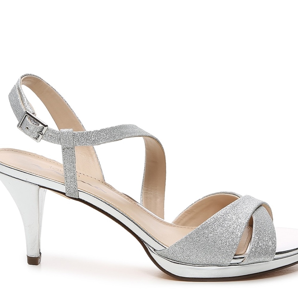 Najam Sandal Silver Metallic